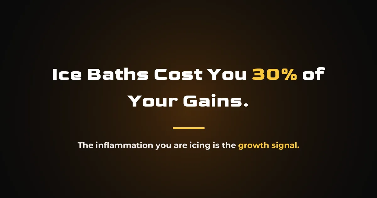 Do Ice Baths Kill Muscle Growth? What Cold Exposure Does After Lifting