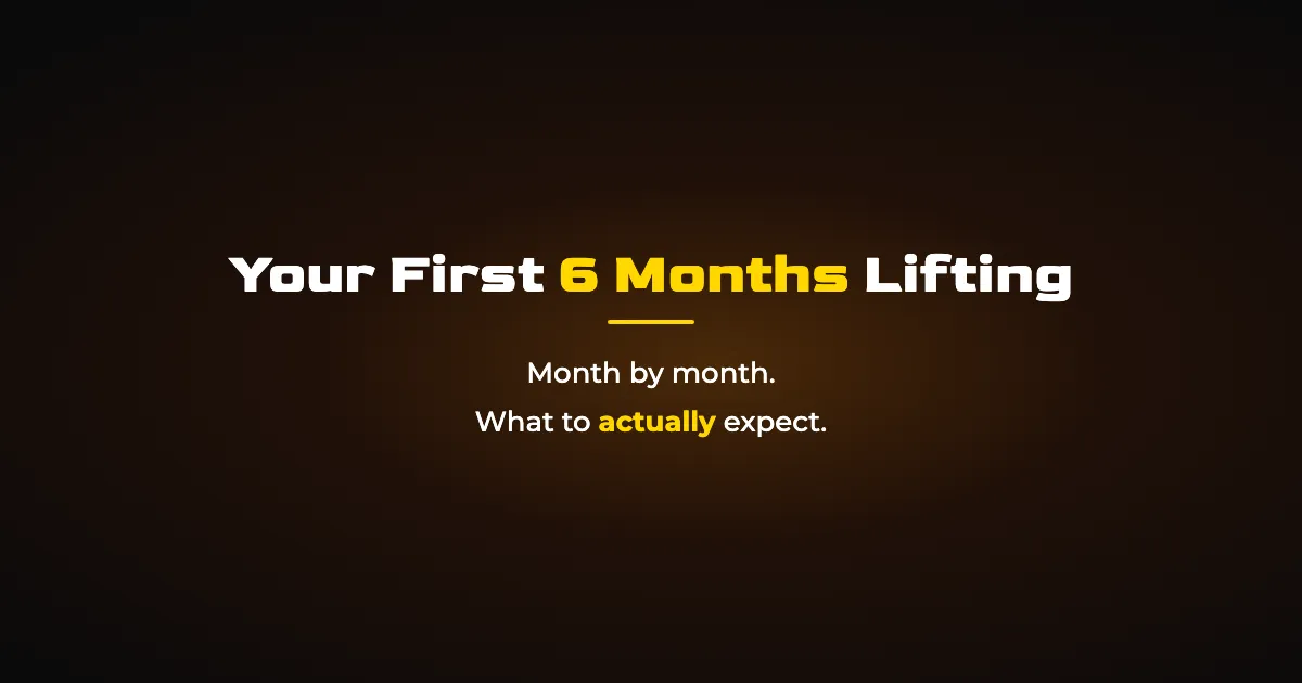 Your First 6 Months Lifting: What to Expect, Month by Month